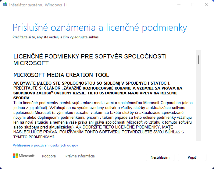 2021-10-05 15_05_14-Inštalátor systému Windows 11